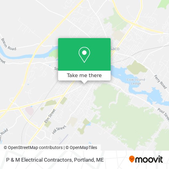 P & M Electrical Contractors map