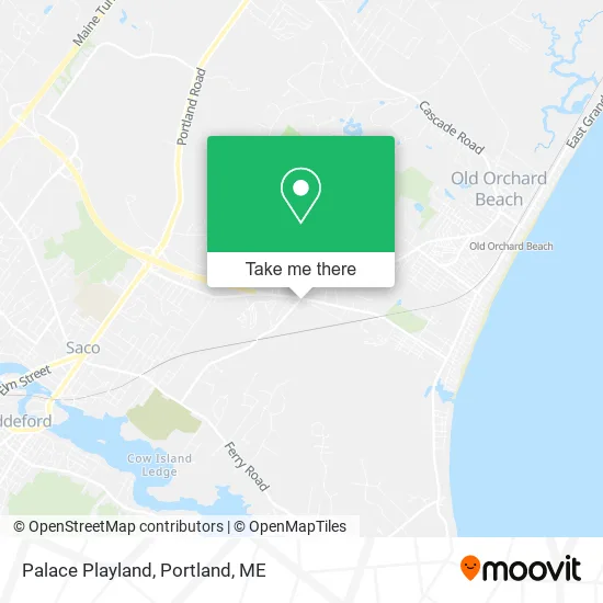 Palace Playland map