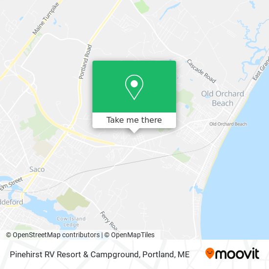 Mapa de Pinehirst RV Resort & Campground