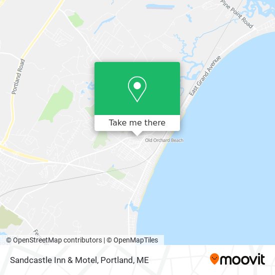 Sandcastle Inn & Motel map