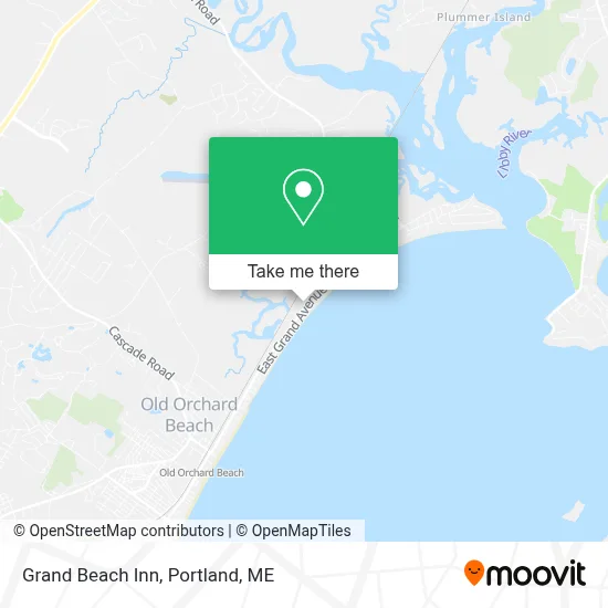 Grand Beach Inn map
