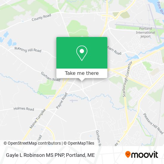 Gayle L Robinson MS PNP map