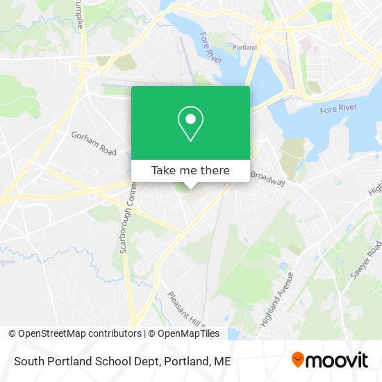 South Portland School Dept map