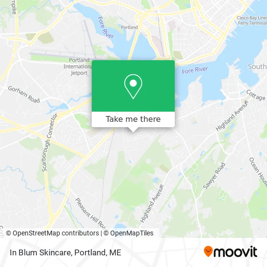 In Blum Skincare map