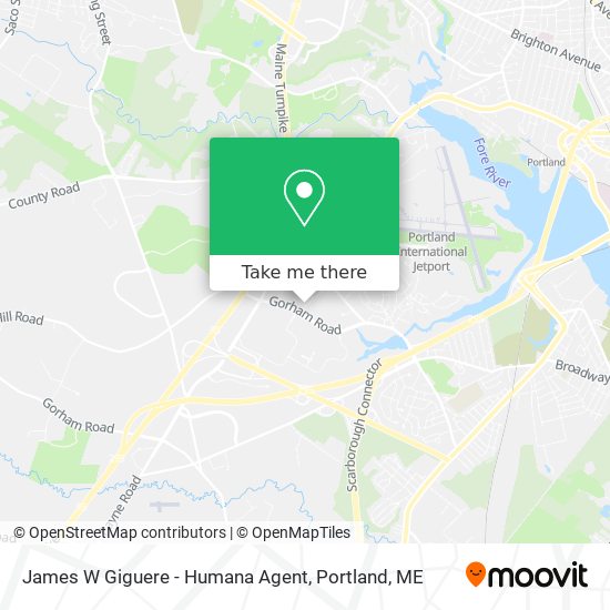 James W Giguere - Humana Agent map