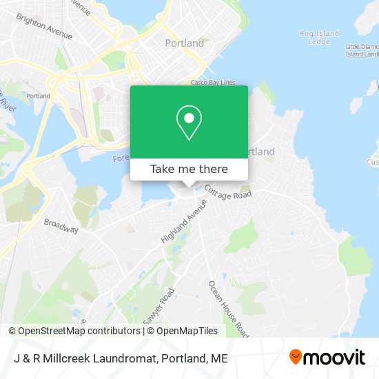 J & R Millcreek Laundromat map