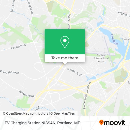 Mapa de EV Charging Station NISSAN
