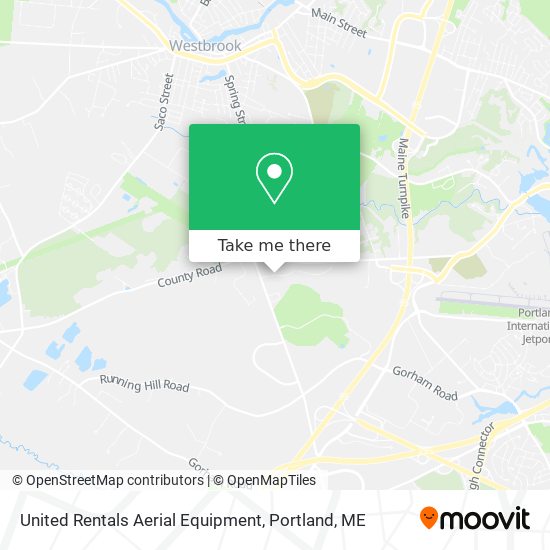 United Rentals Aerial Equipment map