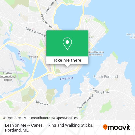 Lean on Me ~ Canes, Hiking and Walking Sticks map