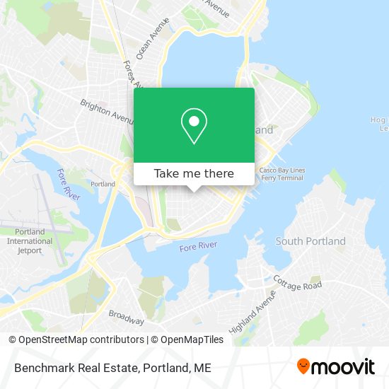 Benchmark Real Estate map