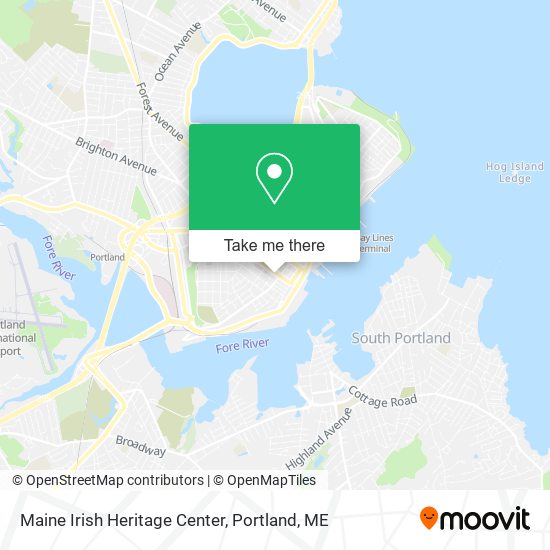 Maine Irish Heritage Center map