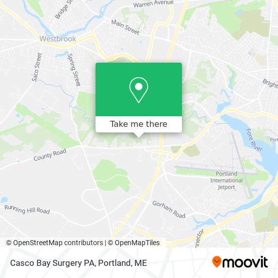 Mapa de Casco Bay Surgery PA