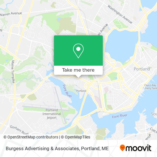 Burgess Advertising & Associates map