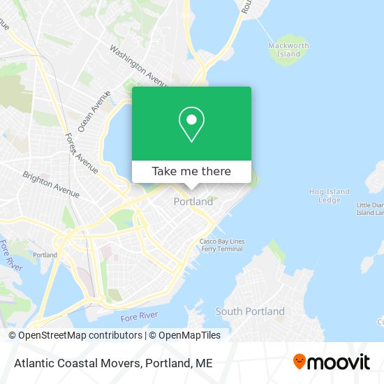 Mapa de Atlantic Coastal Movers