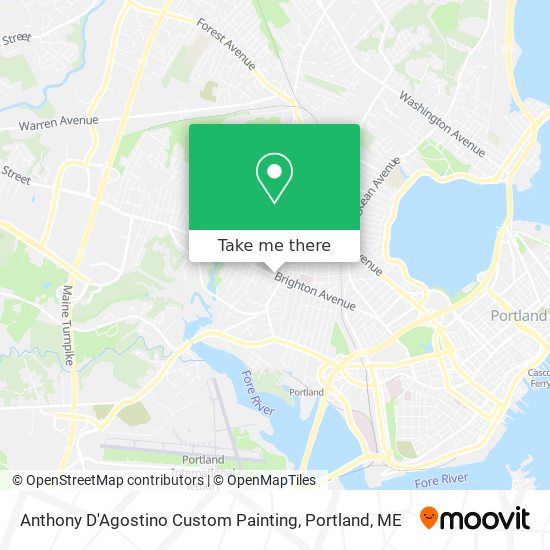 Anthony D'Agostino Custom Painting map