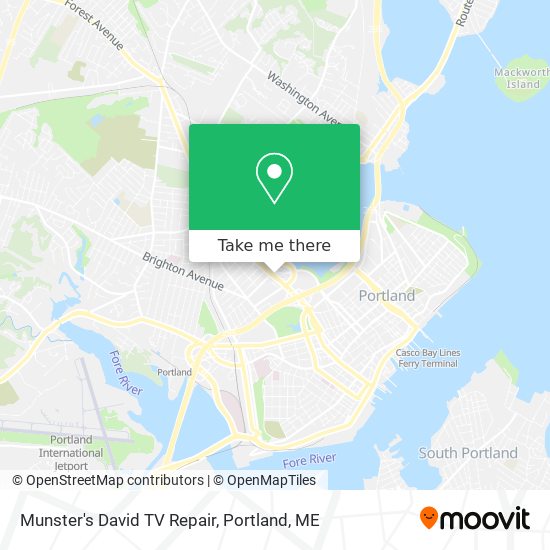 Munster's David TV Repair map