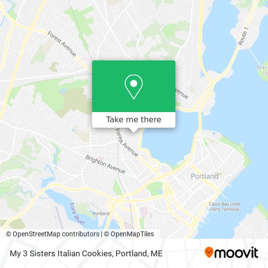 My 3 Sisters Italian Cookies map