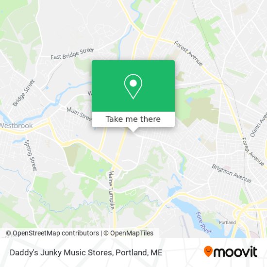 Mapa de Daddy's Junky Music Stores