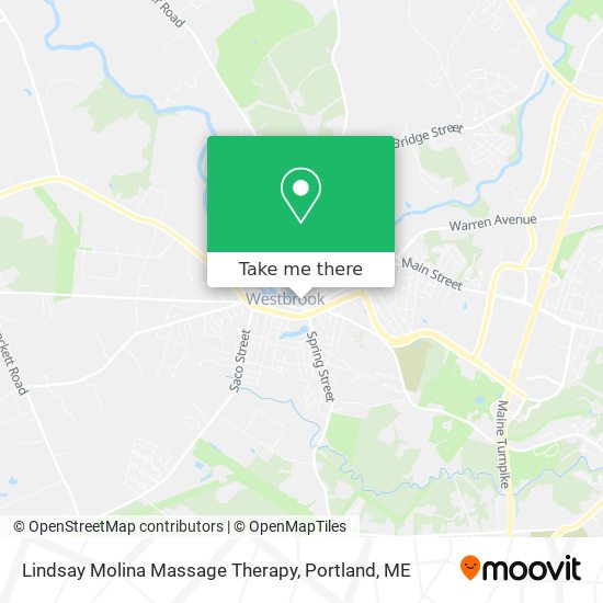 Mapa de Lindsay Molina Massage Therapy