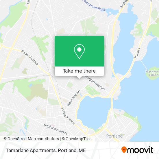 Tamarlane Apartments map