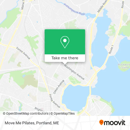 Move Me Pilates map