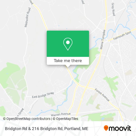 Mapa de Bridgton Rd & 216 Bridgton Rd