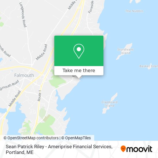 Sean Patrick Riley - Ameriprise Financial Services map