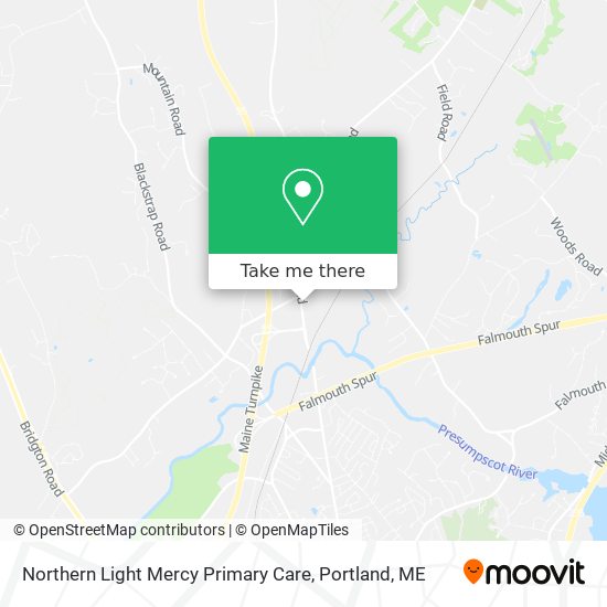Northern Light Mercy Primary Care map