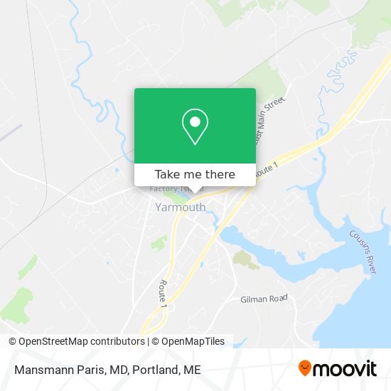 Mansmann Paris, MD map
