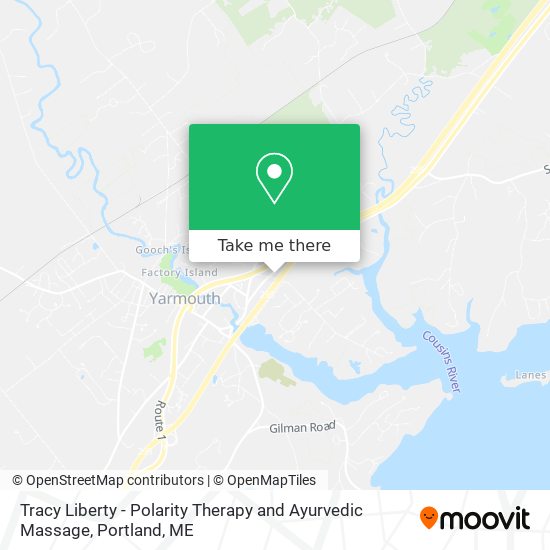 Tracy Liberty - Polarity Therapy and Ayurvedic Massage map