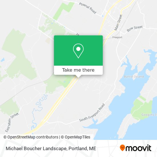 Michael Boucher Landscape map