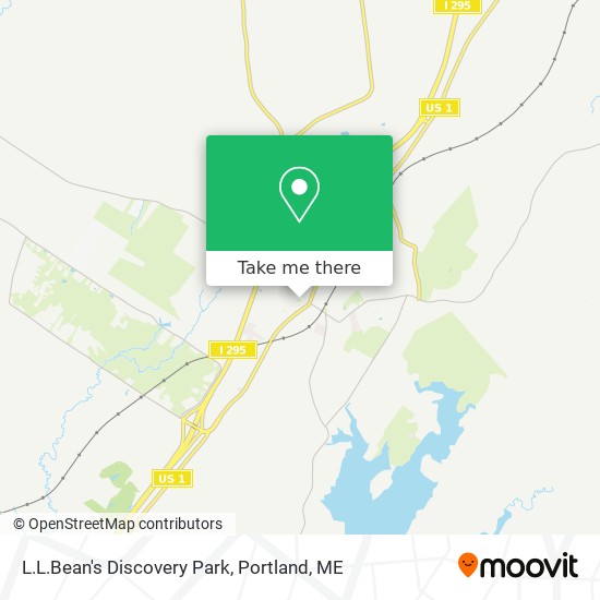 Mapa de L.L.Bean's Discovery Park