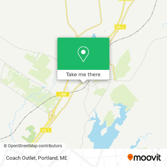 Coach Outlet map