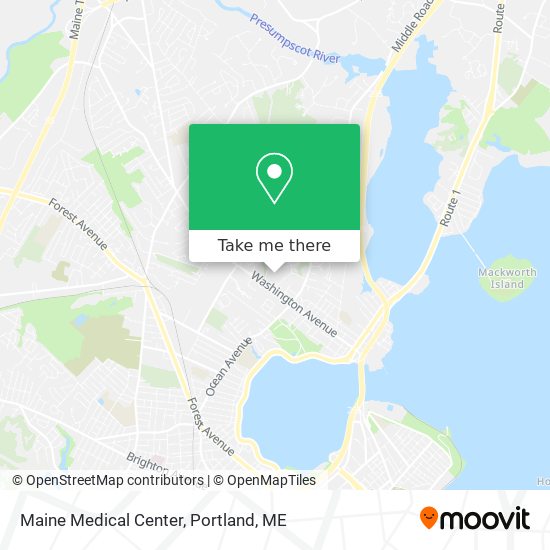 Maine Medical Center map