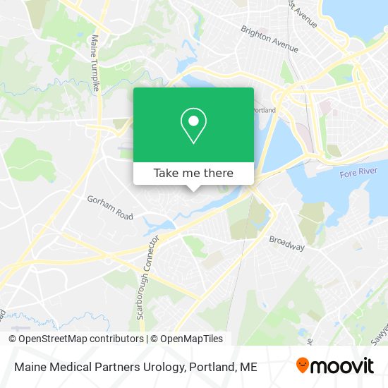 Maine Medical Partners Urology map