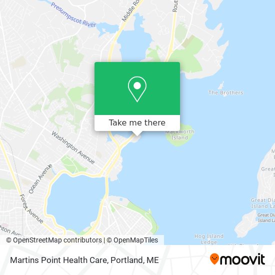 Martins Point Health Care map