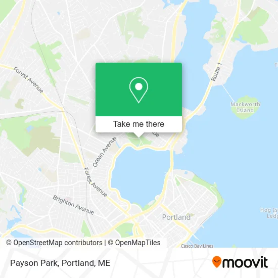 Payson Park map
