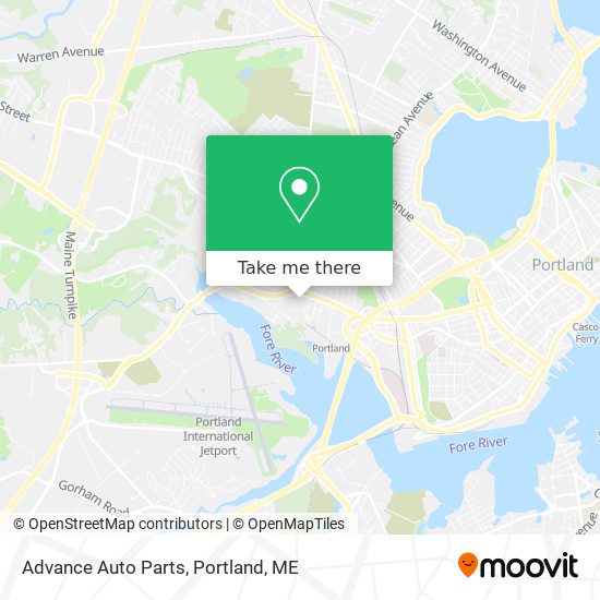 Advance Auto Parts map