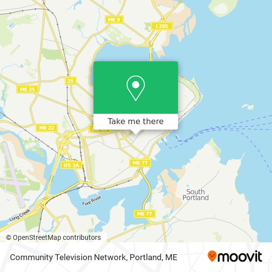 Community Television Network map
