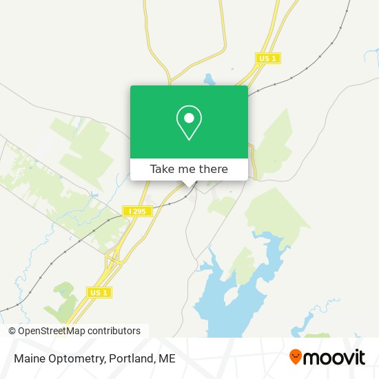 Maine Optometry map