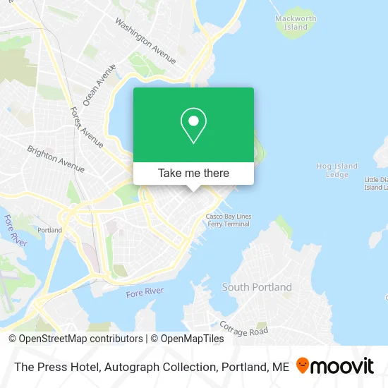 The Press Hotel, Autograph Collection map