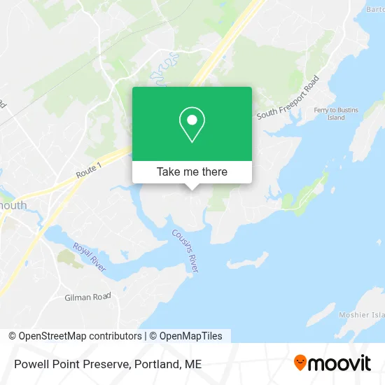 Powell Point Preserve map