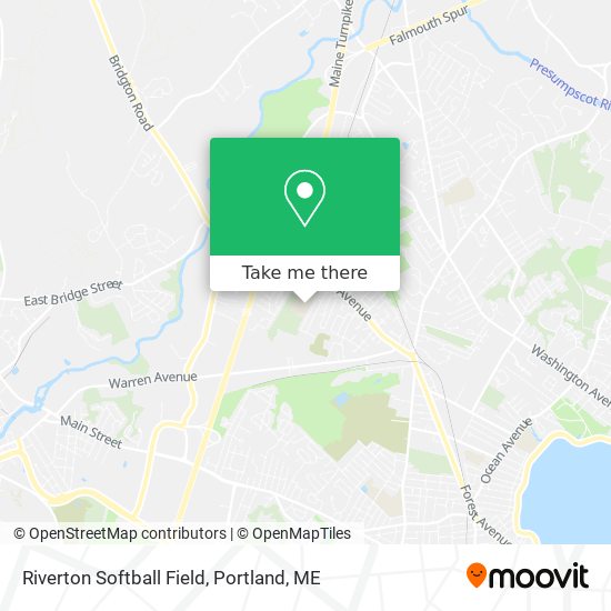 Riverton Softball Field map