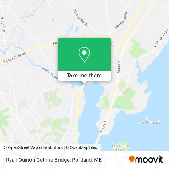 Ryan Quirion Guthrie Bridge map