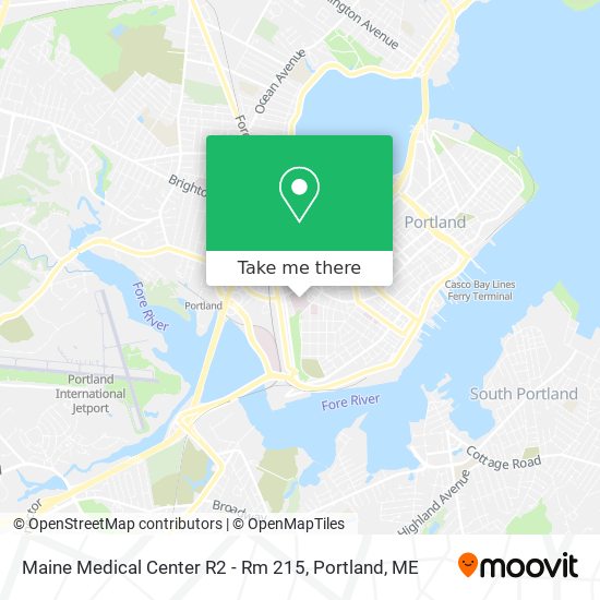 Maine Medical Center R2 - Rm 215 map