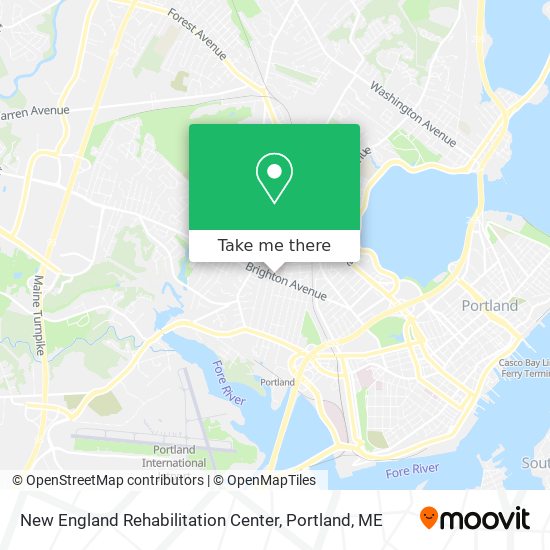 New England Rehabilitation Center map