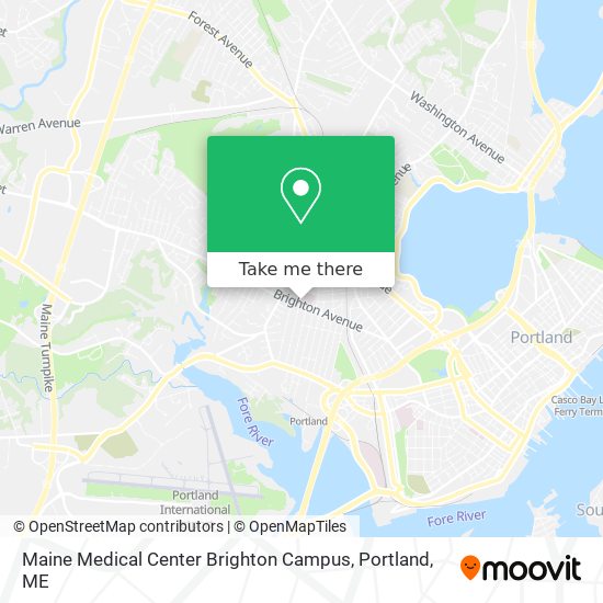 Maine Medical Center Brighton Campus map