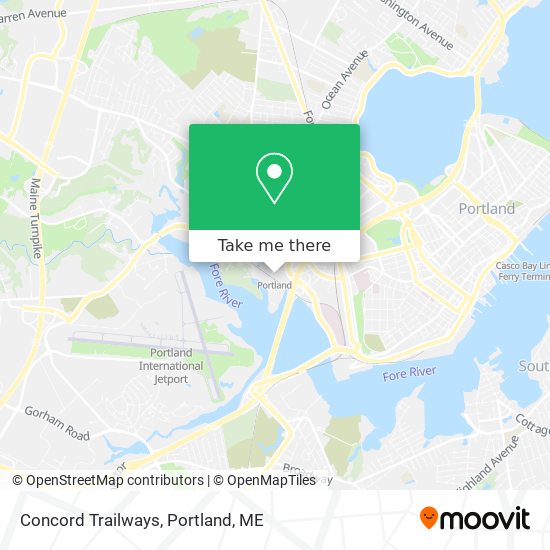 How to get to Concord Trailways in Portland, ME by Bus, Train or Ferry?