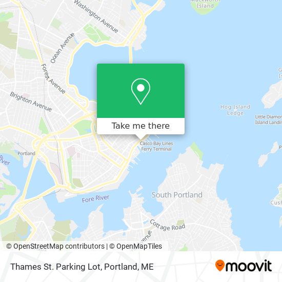 Mapa de Thames St. Parking Lot