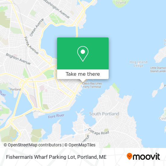 Fisherman's Wharf Parking Lot map